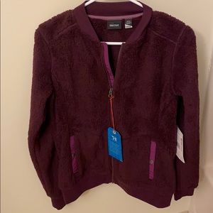 Brand new marmot fleece coat